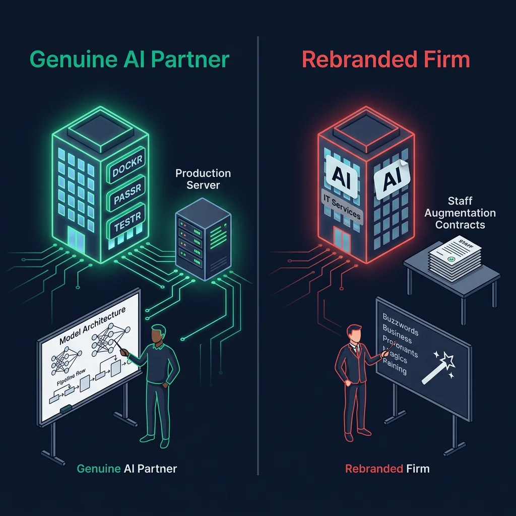 How to tell a genuine AI partner from a rebranded services firm